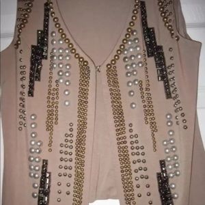 Sequins Cache Vest